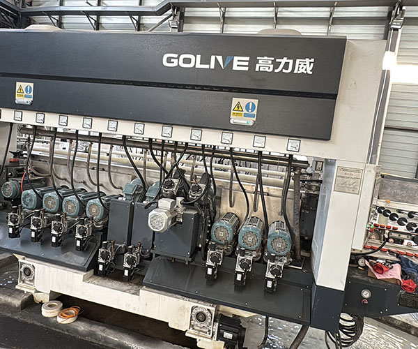 Bilateral edge grinding machine