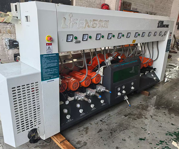 Bilateral edge grinding machine