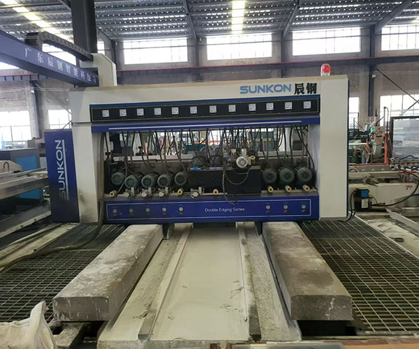 Bilateral edge grinding machine